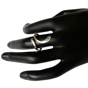 Bague argent Le vent l'emportera, bijoux de créateur, vente en ligne, bijouterie