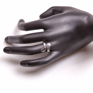 Bague argent Fluide absolu, bijoux de créateur, vente en ligne, bijouterie