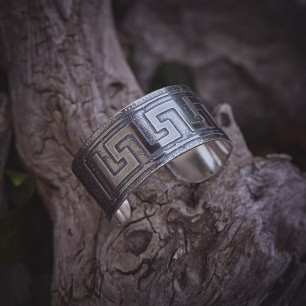 Bracelet argent Grec, bijoux de créateur, bijouterie en ligne