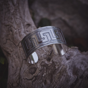 Bracelet argent Grec, bijoux de créateur, bijouterie en ligne
