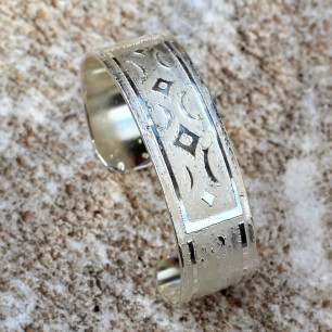 Bracelet argent Coeur d'Etoiles du bijoutier créateur Ludovic GOUPIL 