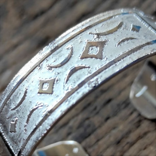 Bracelet argent Coeur d'Etoiles du bijoutier créateur Ludovic GOUPIL 